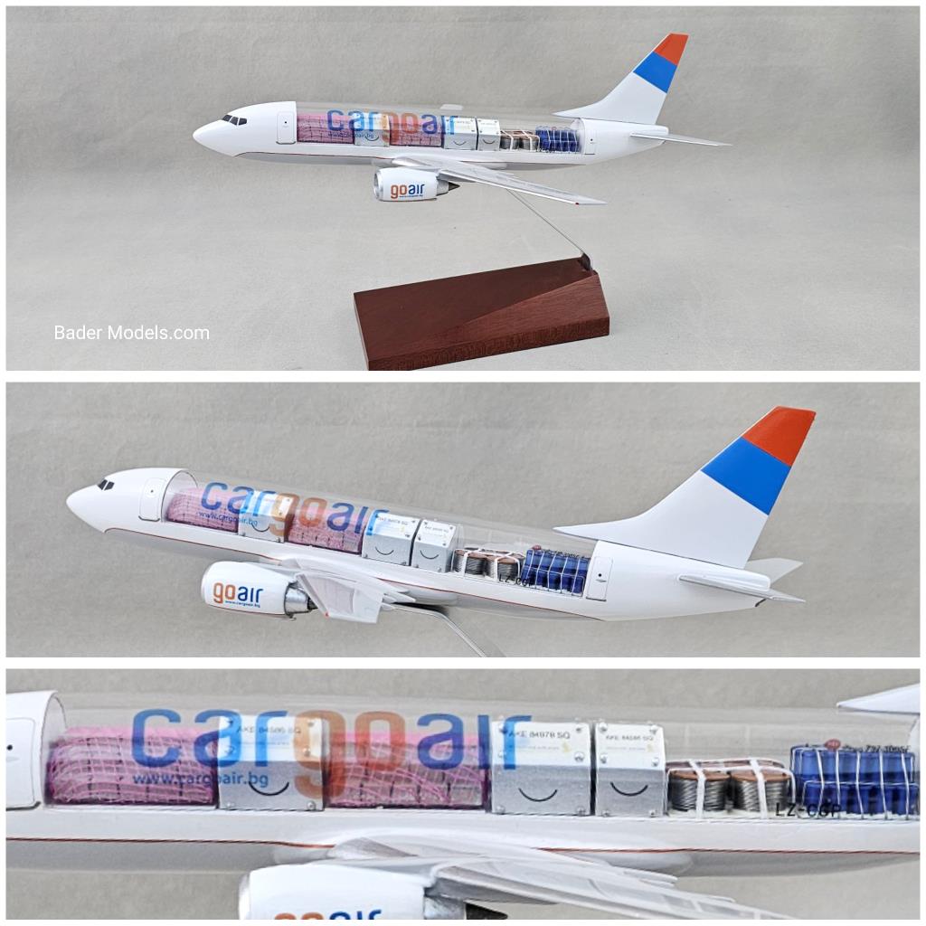 Cargoair - B737-300F - (1:100) - 180° Clear Top